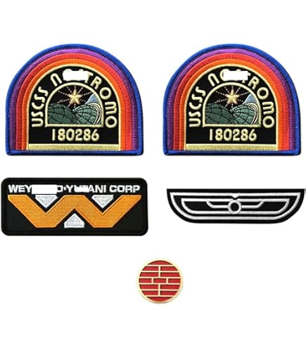 Aliens Weyland Yutani Corp Building Better Worlds Iron On - Foto 4