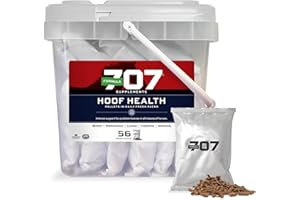 Formula 707 Hoof Health Equine Supplement, Daily Fresh Packs, 56 Day Supply - Biotin, Amino Acids, and Minerals to Improve and Support Healthy Horse Hooves