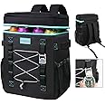 INSMEER Cooler Backpack, 32Cans/24L Large Backpack Cooler, Collapsible Soft Cooler Bag with Leakproof and Water-Resistant- Ideal for Beach, Travel, Picnic, Hiking, and Grocery Shopping