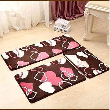 Ustide New Arrival 3 Teilig Kuche Teppich Set Kuche Memory Foam