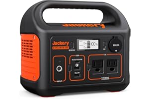 Jackery Portable Power Station Explorer 300, 293Wh Backup Lithium Battery, 110V/300W Pure Sine Wave AC Outlet, Solar Generato