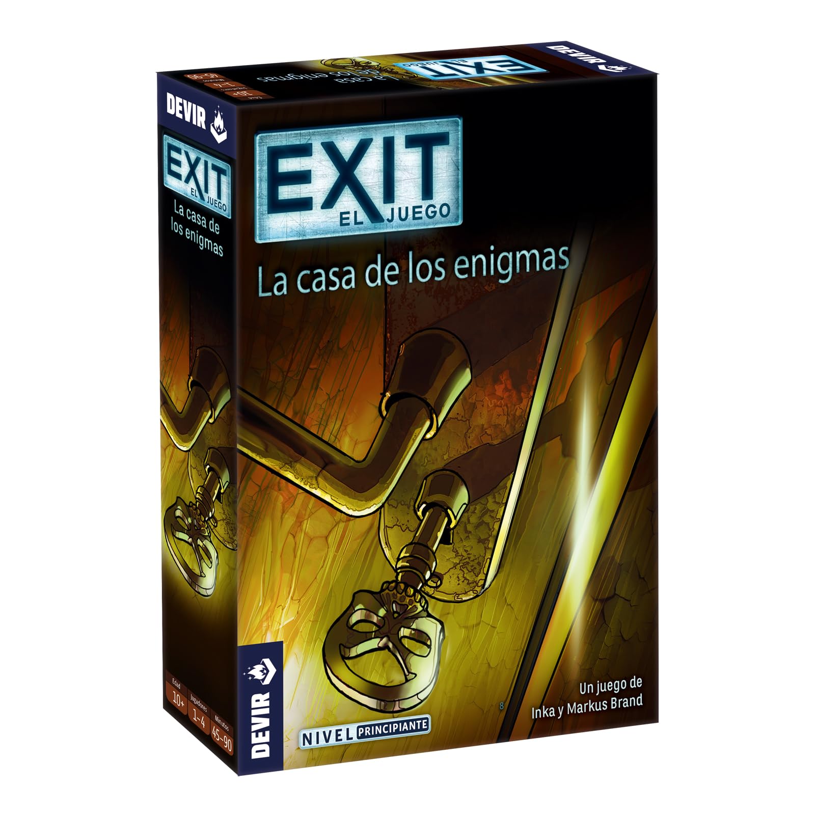 Devir - Exit: The House of Enigmas, Spanish Board Game, Board Game with Friends, Escape Room, Mystery Games, Adult Board Game (BGEXIT12)