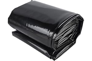 Adroiteet 15 x 20 FT Pond Liner, 20 Mil Fish Pond Liner HDPE Pond Skins, Pond Liners for Outdoor Ponds, Koi Ponds, Garden Fountain, Waterfall