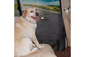 BECROWM 2 Packs Dog Car Travel Accessories - Door Seat Protector Cover for Vehicle, Pet Scratch Guard, Waterproof Nail & Claw Protector for Car Travel (Black)