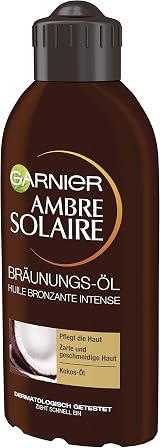 Garnier Ambre Solaire Tanning Oil for Face & Body 200 ml Coconut Fragrance view 3