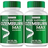 OzemBurn Max Capsules, Official OzemBurn Max Supplement Pills, Overall Health Support, All Natural Keto Capsule to Sustain Active Lifestyle & Fitness Goals, Premium OzemBurnMax Reviews (2 Pack)