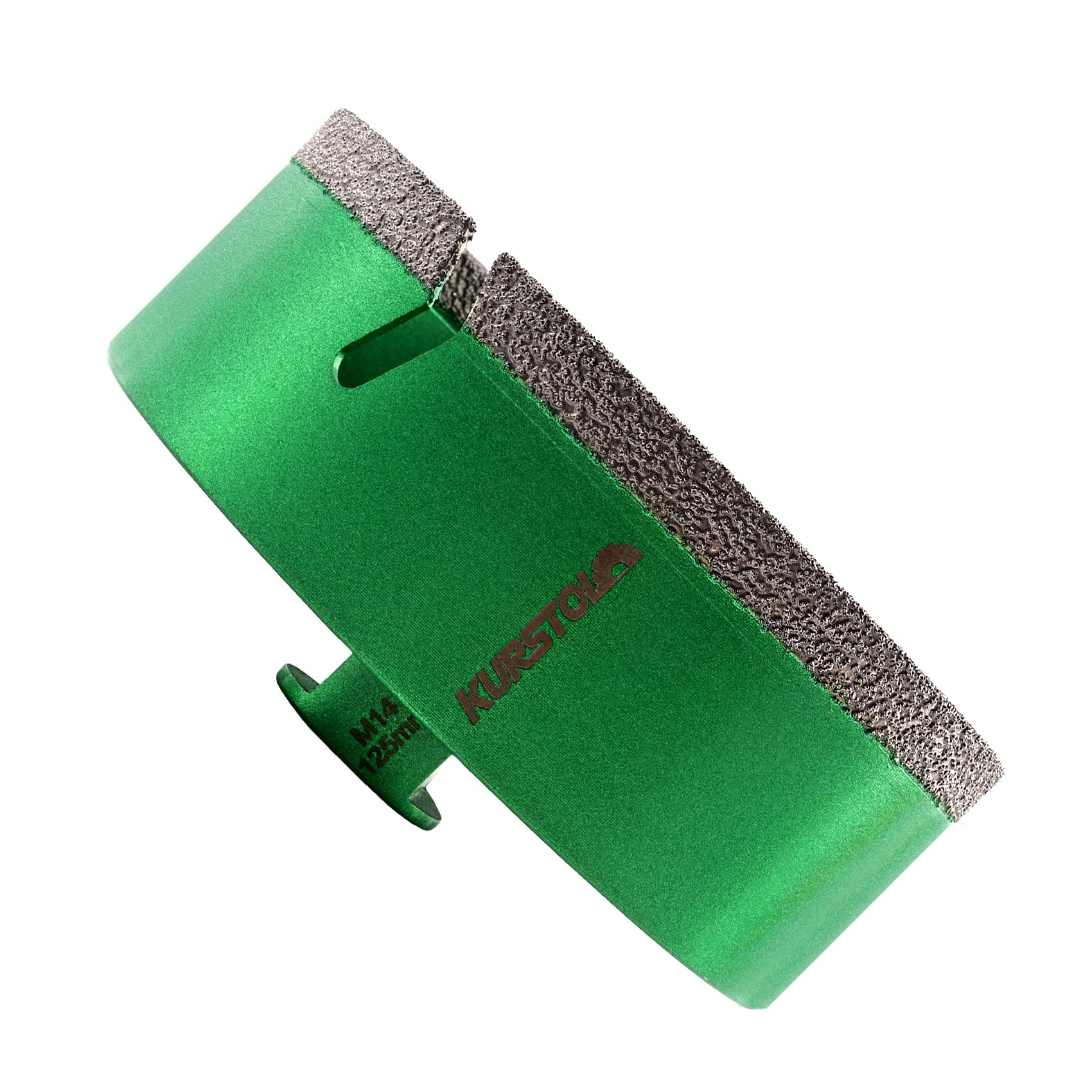 KURSTOL Diamond Core Drill Bits - 125mm with M14 thread Tile Hole Saws for Dry Drilling Porcelain Ceramic Tile Granite Marble Stone Vacuum Brazed Diamond Drill Bit