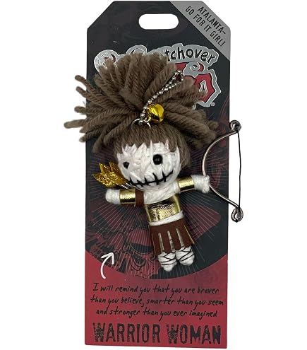Watchover Voodoo Novelty Keychain – Good Luck Charm With 72 Unique Styles & Sayings