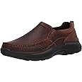 Skechers Men's Expended-Sevenoleather Leather Slip on Moccasin