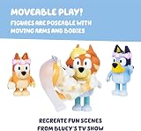 Bluey Wedding Time 4-Pack Figures | Uncle Rad Frisky Bingo Flower Girl Toy view 4