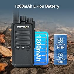Retevis RT68B 2 Way Radio, Long Range Walkie
