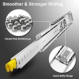 VADANIA 1400mm Ultra Heavy Duty Drawer Runners Lock Pair 220kg Side Mount view 6