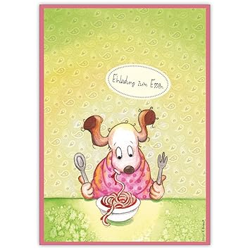 Im 5er Set Einladung Zum Essen Laden Sie Mit Diesem