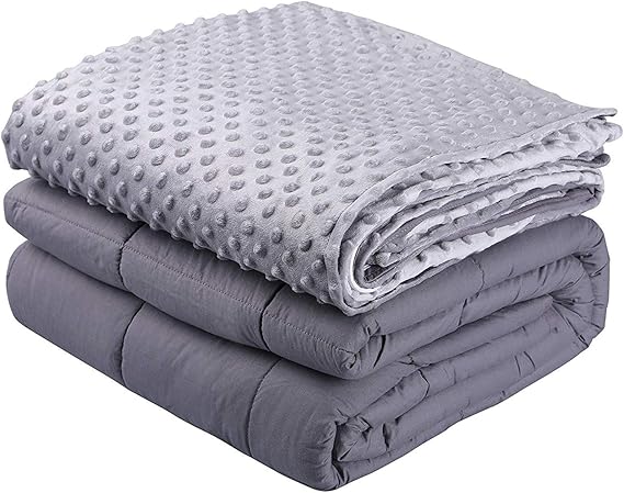 Amazon.com: RELIANCER Weighted Blanket w/Minky Duvet Cover 5lbs 36''x48