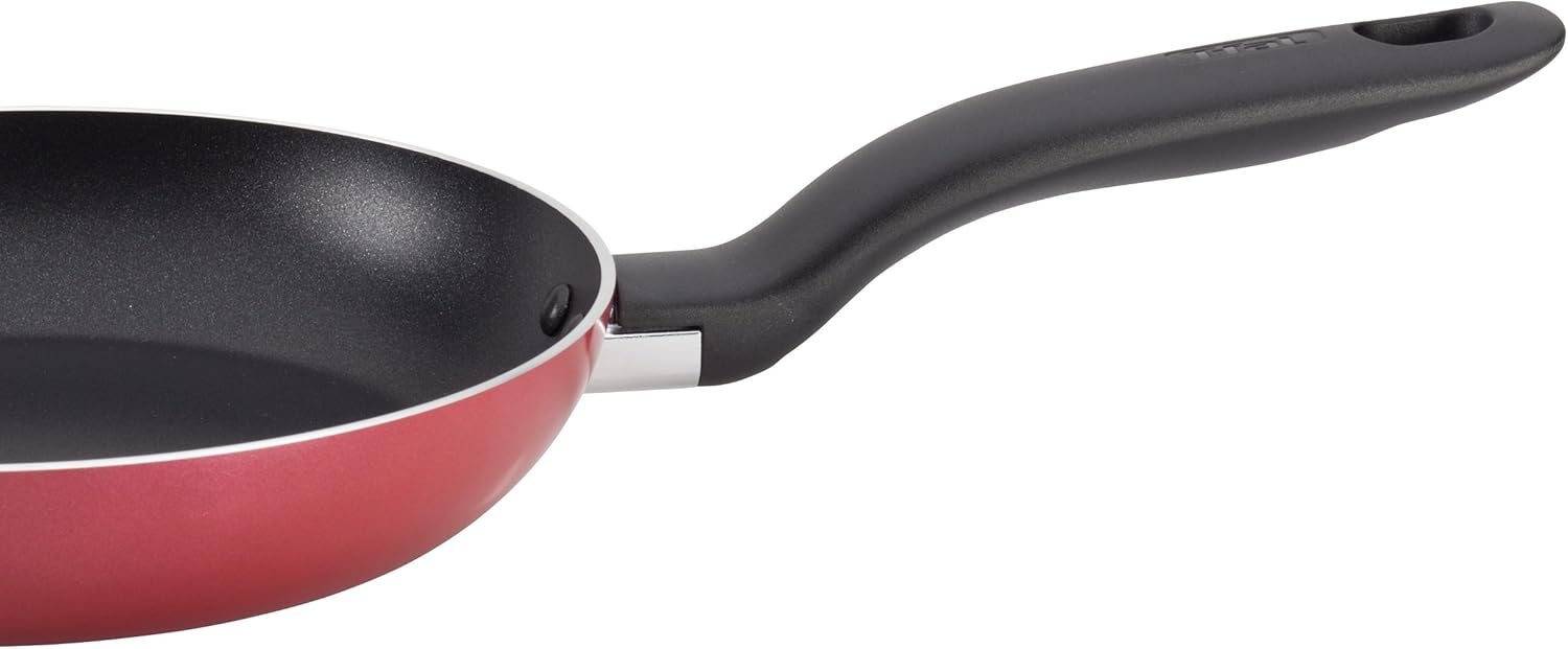 T-fal, Dishwasher Safe Cookware Set, 18 Piece, Red Initiatives Nonstick Inside: Kitchen & Dining