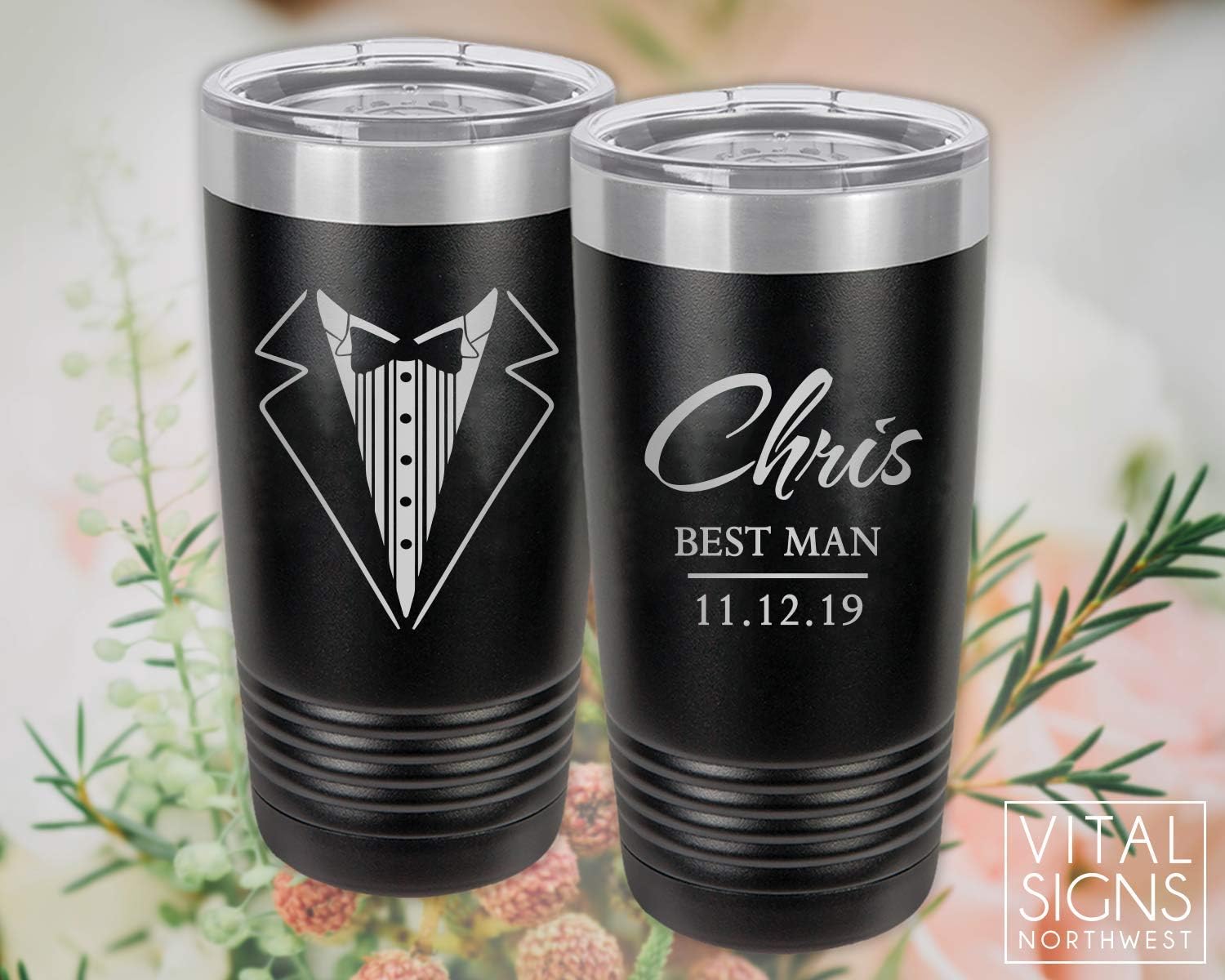 Groomsman Gifts, Bestman Gifts, Groomsman Tumbler, Tumbler, Groomsman gift, Bestman Gift, Wedding favors, Beer glasses, Father of the bride, Tux, Tuxedo, Personalized growler