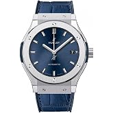 Hublot Classic Fusion Automatic Blue Sunray Dial Titanium Men's Watch 511.NX.7170.LR