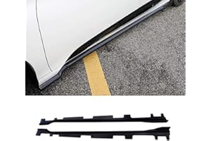 NINTE Side Skirt for 2018-2022 Honda Accord, ABS Gloss Black Painted Bottom Line Extensions Splitter