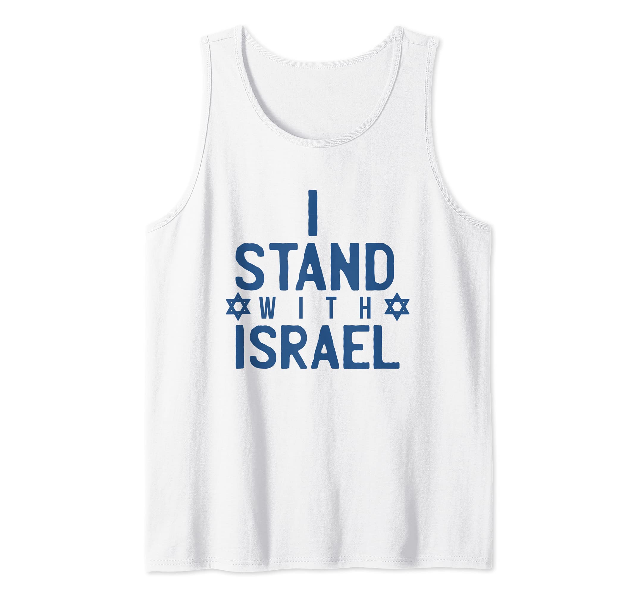 I stand with Israel - Peace for Jewish people Tank Top