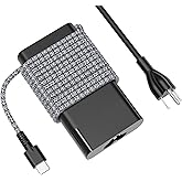 SZGUDULO 65W USB C Laptop Replacement Charger Compatible with HP Spectre x360, Envy, Chromebook, Elitebook x360, Pavilion, Elite x2 Travel Type C Power Cord Ac Adapter