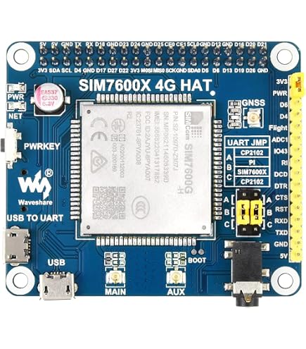 Waveshare MAX-M8Q GNSS Hat Raspberry Pi - Récepteur Multi-Constellation GPS Beidou Galileo GLONASS