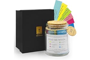 Christian Gifts for Women Men, Bible Verse Jar for Motivational Inspirational Gifts, Religious Gifts for Women, Read Me When 