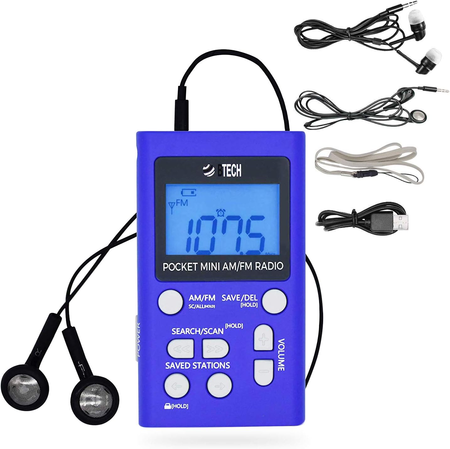 BTECH MPR-AB Armband Radio Holster Designed for The MPR-AF1 AM FM Pocket Radio: Electronics