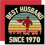 54th Anniversary Card for Husband from Wife - Best