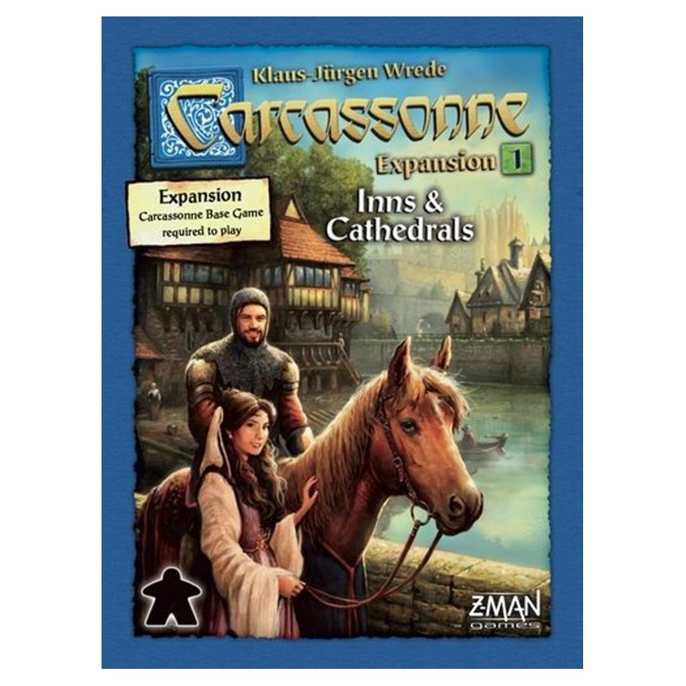 Z-Man Games | Carcassonne Inns & Cathedrals | Board Game EXPANSION 1 | Ages 7 and up |2-6 Players | 45 Minutes Playing Time