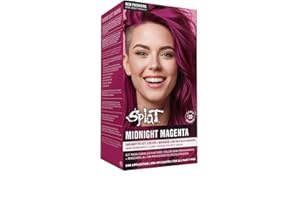 Splat Midnight Magenta Semi-Permanent Long Lasting Hair Dye Kit, Vegan and Cruelty-Free 1PK