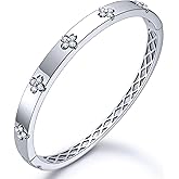 TIMELESSTAR Premium Clover Bracelets for Women Gifts with Lab-Grown Moissanite|Lab-Grown Emerald|18K Gold Plated|14K Gold Plated|Non Tarnish