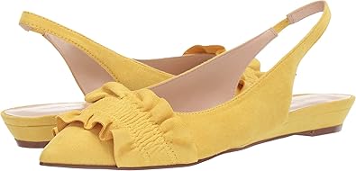 nine west yellow flats