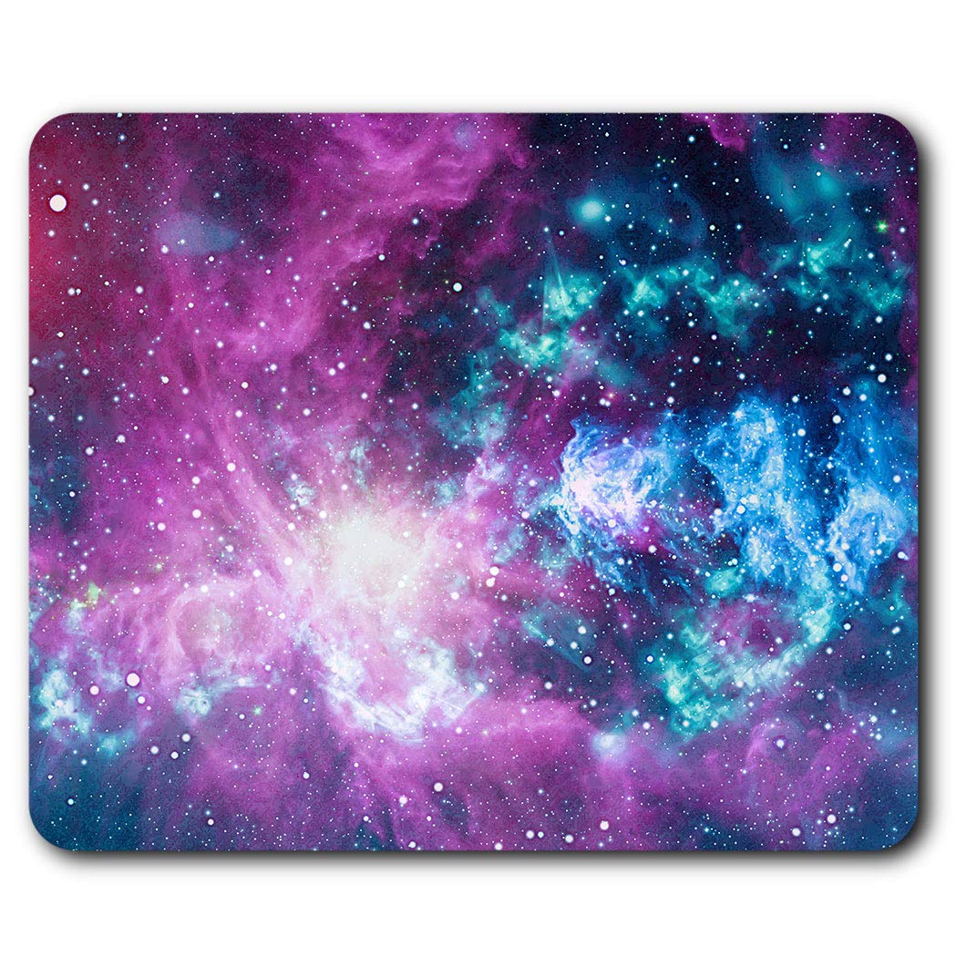 Purple Nebula Space Art Mouse Mat Pad Computer PC Laptop Gaming Office Home Desk Accessory Gadget 13228