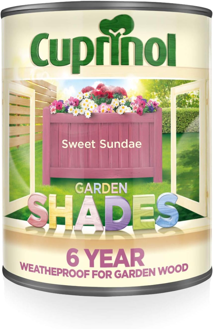 Cuprinol GSSS1L Garden Shades Sweet Sundae 1 Litre - Image 3