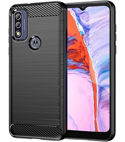 N&P Coque Ultra Fine En TPU Souple Pour Motorola Moto G Play 2021 Avec Protecteur D'écran, Coins Renforcés Et Anti-chocs, Coque Transparente Fine (violet/bleu