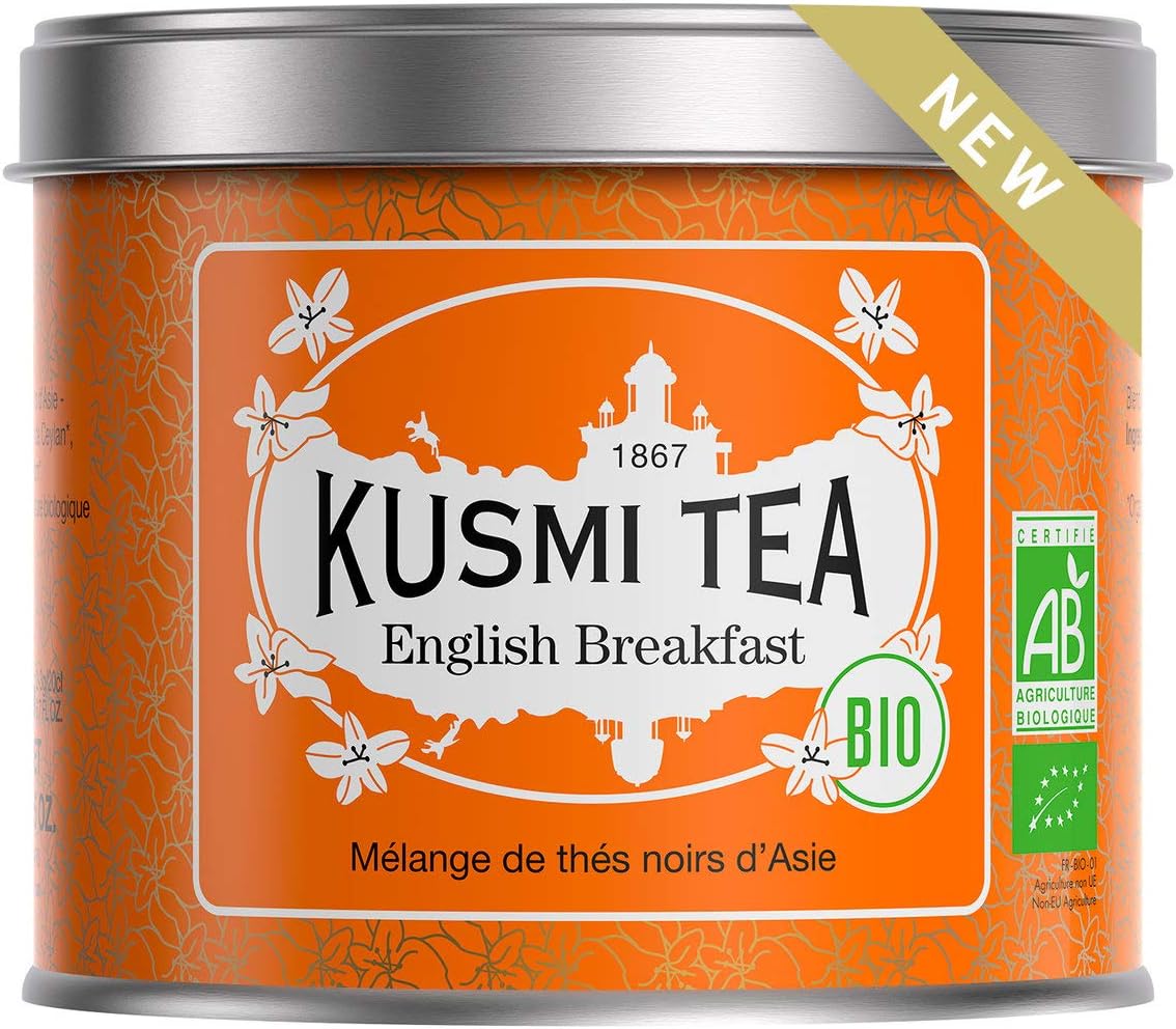Kusmi Tea English Breakfast Bio Mélange de thés noirs d'Asie