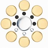 Engine Freeze Plug Kit Brass Freeze Frost Plug Parts MPE-100BR Compatible with Chevy Small Block 283ci 305ci 327ci 350ci 1957-1997