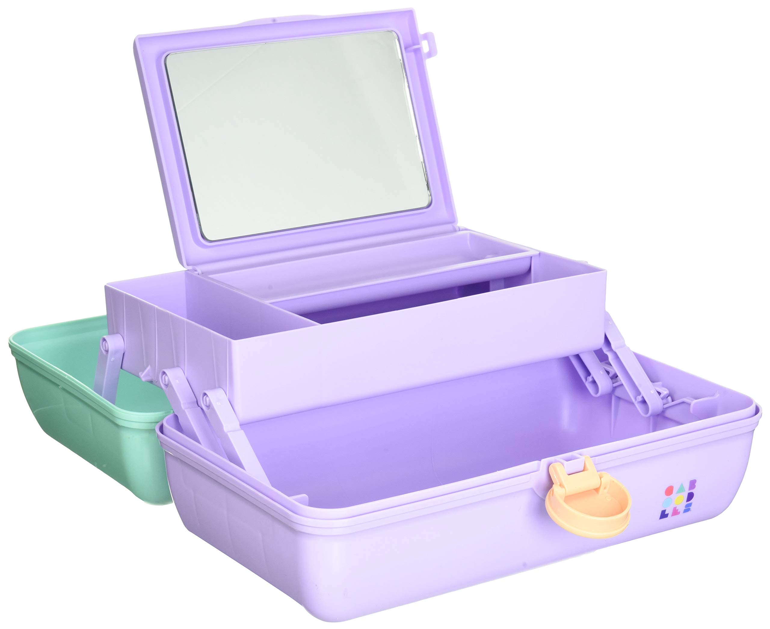 Caboodles On-The-Go Girl Sea foam Lid & Lavender Base Vintage Case, 1 Lb