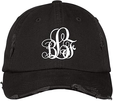 ladies monogrammed baseball caps