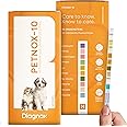 DIAGNOX HEALTH PETNOX 10-Parameter Cat & Dog Urine Test Strips - 30 x Individually Packed & Veterinary Grade Tests - Cat & Dog UTI Test Kit - Pet Test Strips for Urinalysis