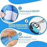 Grantop Cat Harness and Lead Set Adjustable Reflective Mesh Vest for Cats view 4