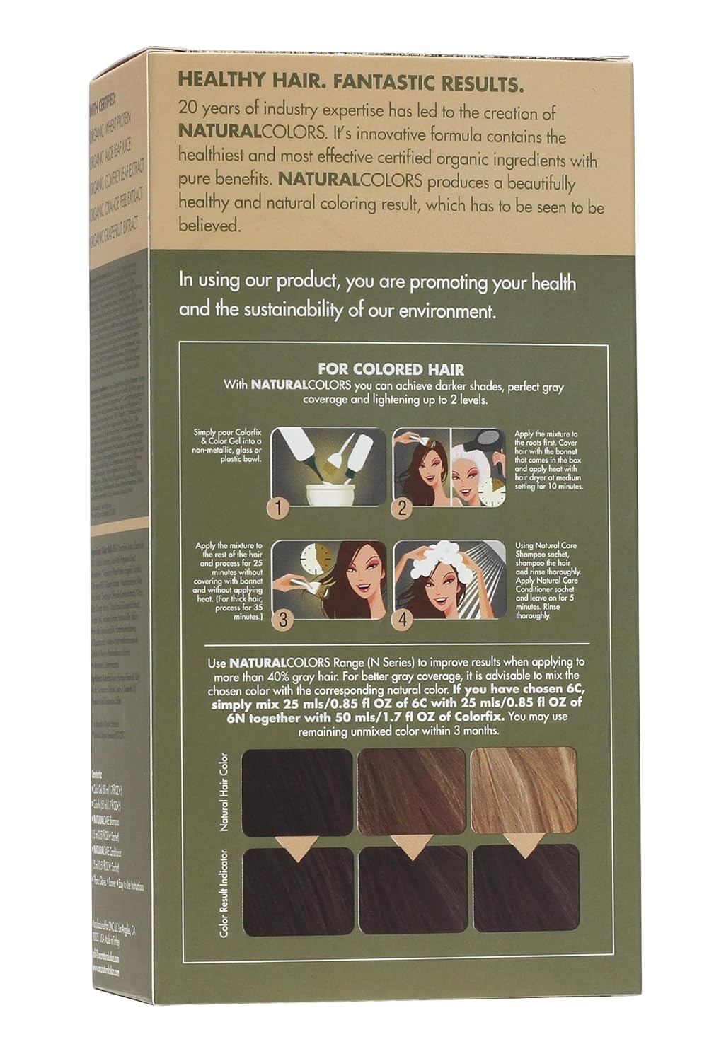 Amazon Com Onc Cnaturalcolors Dye 6c Dark Ash Blonde Beauty