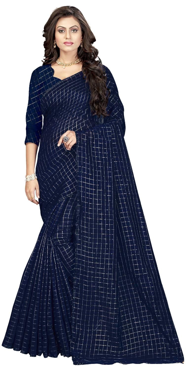 nena fashion cotton saree with blouse piece