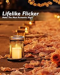 Homemory 24Pack Flickering Flameless Votive
