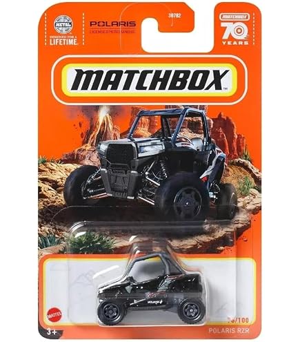 Amazon.com: Matchbox 2020 MBX Jungle 59/100 - Polaris RZR (Black