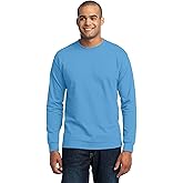 Port & Company Men's Long Sleeve 50/50 Cotton/Poly T Shirt