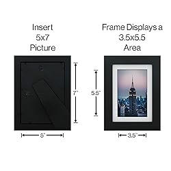 Frame Amo 22x33 Black Picture Frame with 17.5x26.5