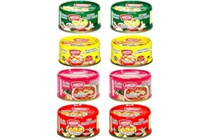 MAESRI BRAND Maesri Variety Curry Paste 8pk (2) Green, (2) Red, (2) Masaman, & (2) Panang Curry Sauce (Pack of 8)