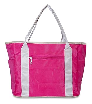pink diaper bag tote