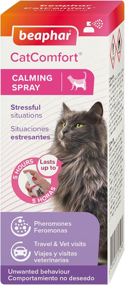 Beaphar CatComfort Calming Spray for Cats 30ml Pheromone Calming